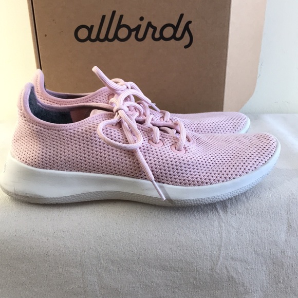 Allbirds Treerunners Sz W10 pink Anemone (white) very good Preowned condition - Picture 2 of 10